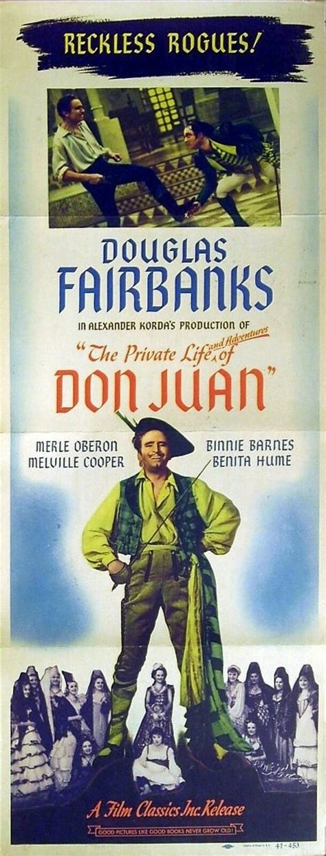 Private Life Of Don Juan Rare Film Posters