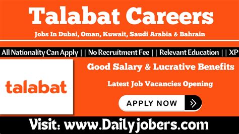 Talabat Jobs In Dubai Walk In Interview Get Employed Now Free 2024