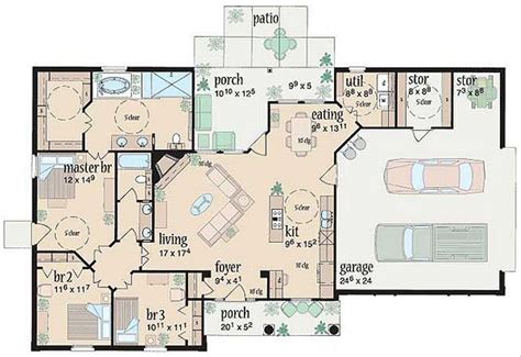 This European Design Floor Plan Is 1601 Sq Ft And Has 3 Bedrooms And