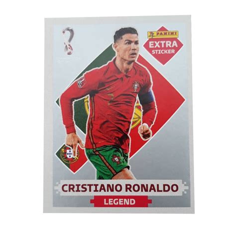 Cromo Figurinha Extra Copa Do Mundo 2022 Cristiano Ronaldo Cr7 Prata