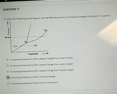 Solved Question Consider The Following Phase Diagram And Chegg