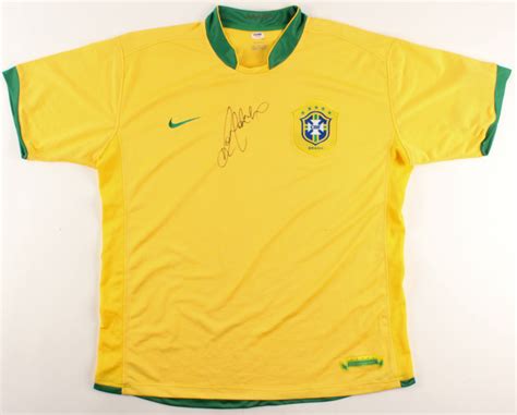 Ronaldinho Signed Team Brazile Jersey | Pristine Auction