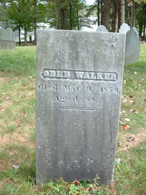 Obed Walker Find A Grave Gedenkplek