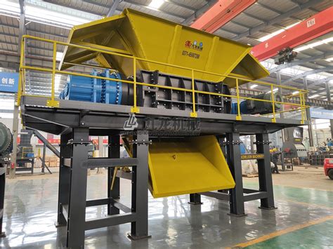 Heavy Duty Metal Shredder Machine Industrial Double Shaft Shredder For