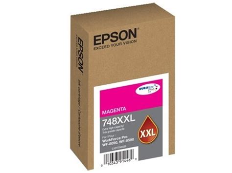 Cartucho de Tinta Original Epson 748XXL Magenta blíster con alarmas de