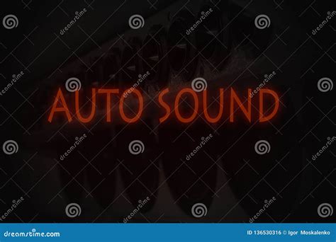 Auto sound stock photo. Image of drive, console, auto - 136530316