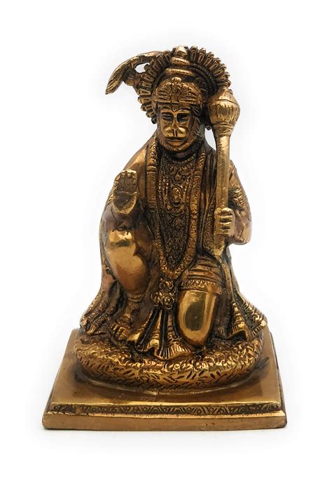 Buy South Indian Arts Brass Hanuman Idol Brass Hanuman Idol Brass