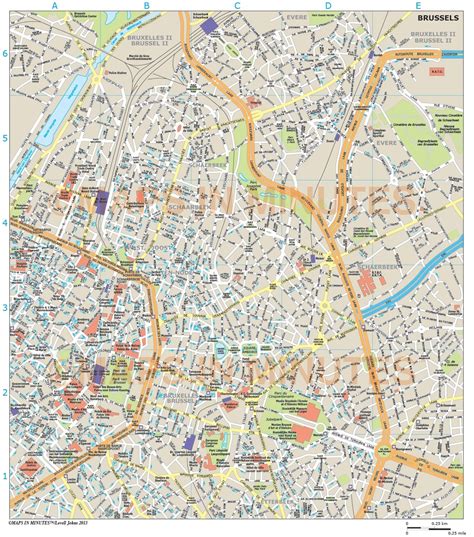 Brussels City Map