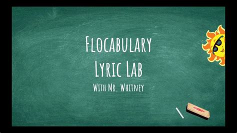 Flocabulary Lyric Lab Youtube