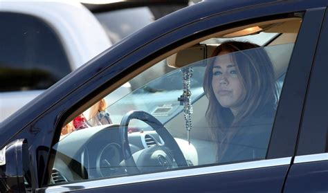 Hollywood Promo Miley Cyrus Drivin A Mercedes Hybrid Suv