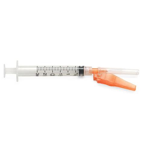 McKesson Prevent HT 3 ML Syringe With Safety Hypodermic Needle