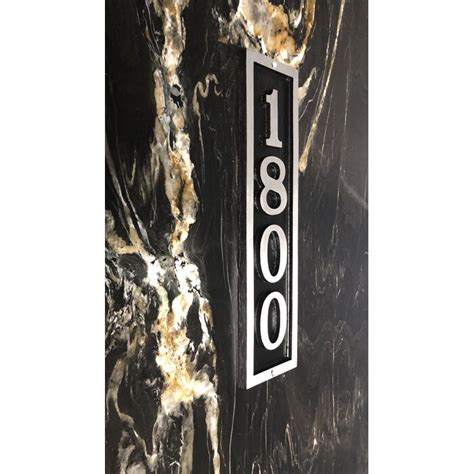 KCastings Inc Bold Donn 1 Line Wall Address Plaque Wayfair