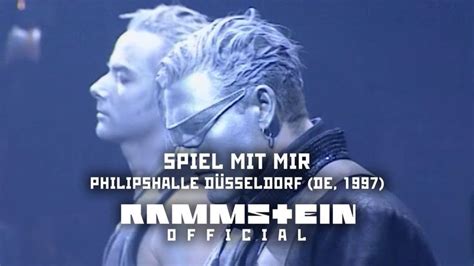 Rammstein Spiel Mit Mir Philipshalle Düsseldorf 1997 Rammstein