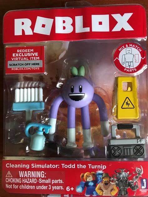 Roblox Cleaning Simulator Todd The Turnip Figure And Game Code New 1960547862