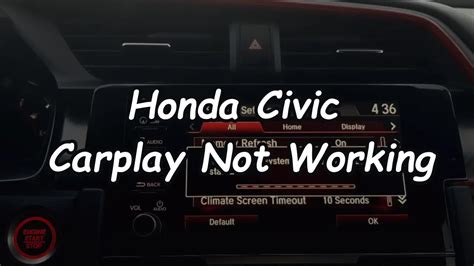 Honda Civic Carplay Bluetooth