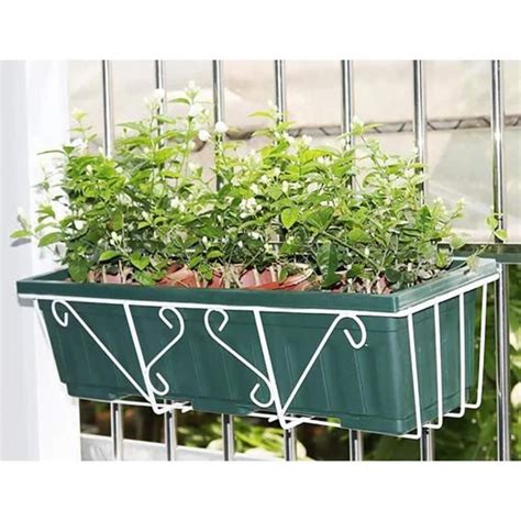 Balcon Vert Suspendu Porte Fleurs Balustrade Pots De Jardinière pour L