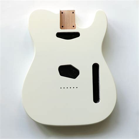 Donlis Nitro Finished Vintage White Alder Tele Guitar Body For Wholesale Tele Guitar Body And