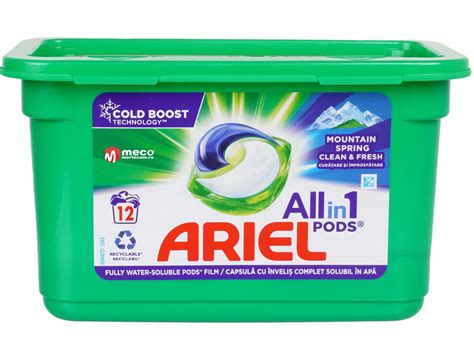 Detergent Capsule Ariel All In One Pods 12 Buc Mertecom Ro