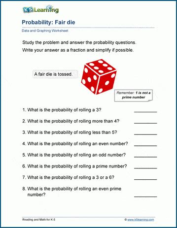 Grade 4 Probability Worksheets