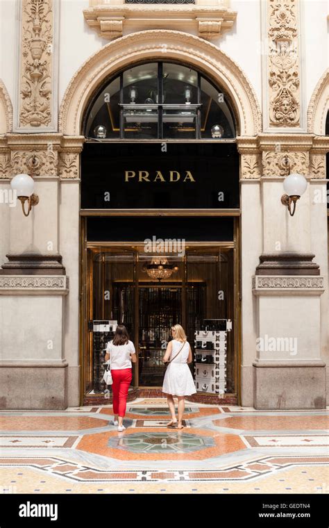 The Prada Fashion Store In The Galleria Vittorio Emanuele II Milan