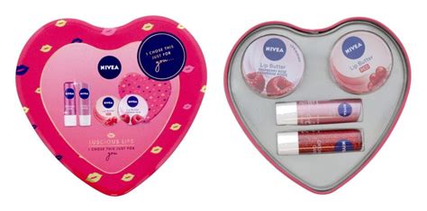 Nivea Luscious Lips Lip Care T Set Heart Tin Colour Zone Cosmetics