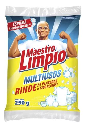 Detergente En Polvo Multiusos Maestro Limpio 250 Gr MercadoLibre