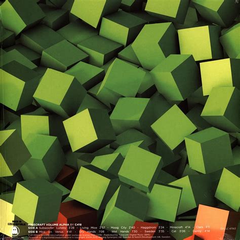 C418 Minecraft Volume Alpha Transparent Green Vinyl Edition Vinyl