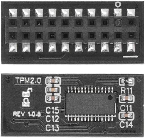 Module Tpm Professionnel Lpc Interface Broches Remote Card