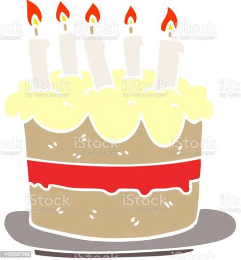 Cartoon Doodle Birthday Cake Stock Illustration Download Image Now