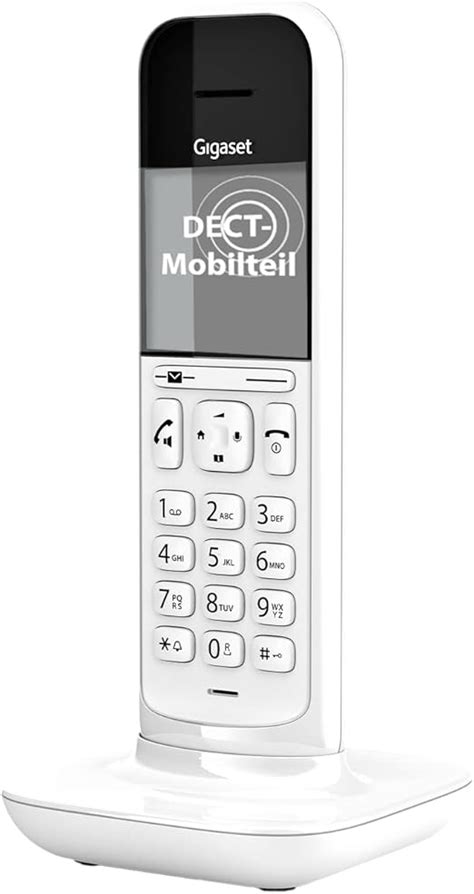 Gigaset Cl Hx Design Dect Mobilteil Mit Ladeschale Schnurloses