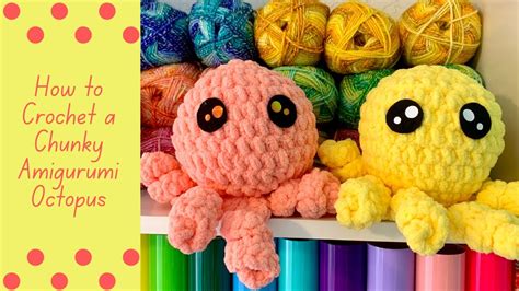 Quick Easy Crochet Baby Octopus No Sew Crochet Amigurumi