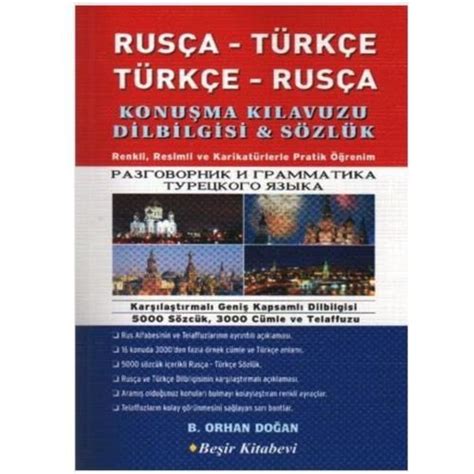 Rusça Türkçe Türkçe Rusça Konuşma Kılavuzu Kitabı