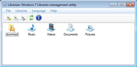 Librarian Windows 7 Libraries Management Tool Ghacks Tech News