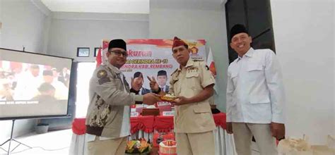 Gerindra Rembang Buka Pendaftaran Bacaleg Pileg