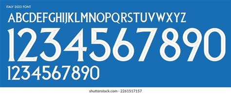 Font Vector Team 2023 Kit Sport Stock Vector (Royalty Free) 2261517157 ...