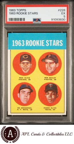 1963 Topps 228 Rookie Stars Tony Oliva PSA 4 EBay