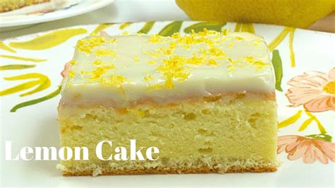 Easy Lemon Cake Recipe With 2 Ingredient Cake Frosting Soft And