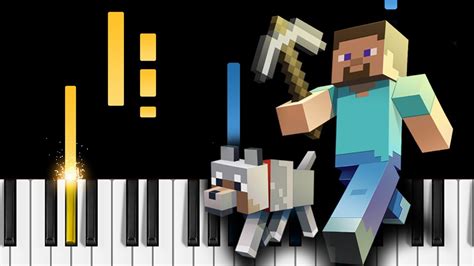 Minecraft Theme Piano Tutorial Youtube