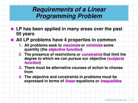 Ppt Linear Programming Models And Graphical Methods Powerpoint