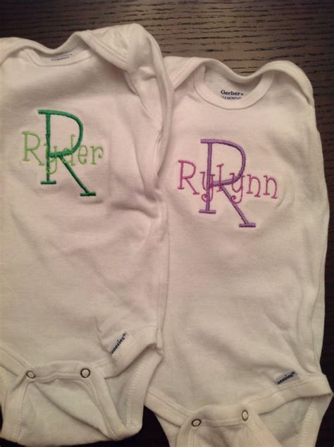 Baby Name Onesie by TheBlueSage on Etsy