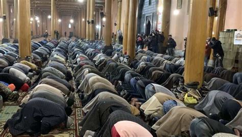 Jammu And Kashmir First Friday Prayer Held At Jamia Masjid In Srinagar