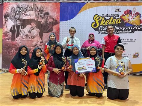 Pertandingan Sketsa Rukun Negara SMK Sungai Rambai Melaka