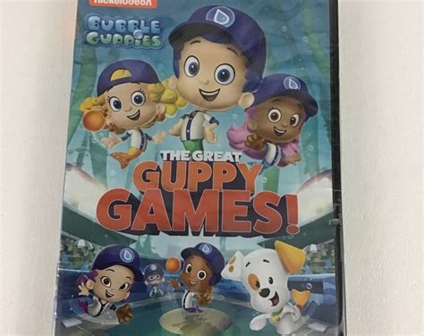 Nickelodeon Bubble Guppies Dvd The Great Guppy Games Episodes New Sealed Etsy