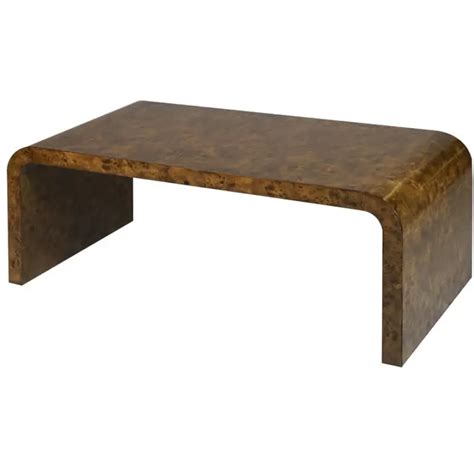 Newbury Solid Wood Sled Coffee Table VigsHome