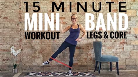 15 Minute Mini Band Workout Legs And Core Youtube