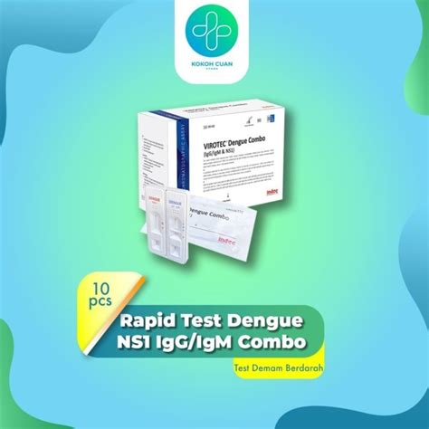 Jual Rapid Test Dengue NS1 IgG IgM Combo Isi 10 Test Demam Berdarah