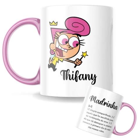 Caneca Personalizada Madrinha Dinda Padrinhos M Gicos In Nick