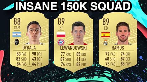 Insane K Hybrid Squad Builder Fifa Ft Dybala Lewandowski