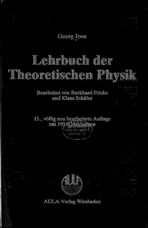 Einführung in Theoretische Physik