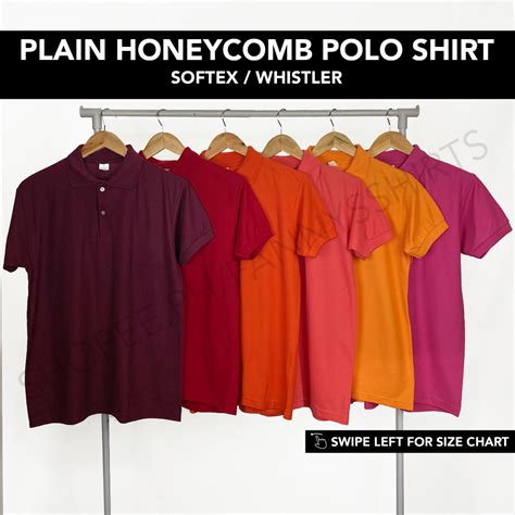 Unisex Plain Cotton Polyester Polo Shirt Softex Whistler Honeycomb